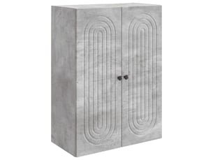 Armoire <strong></strong> <strong></strong> coloris argenté largeur 66 cm