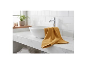 Serviette de toilette en coton lilas