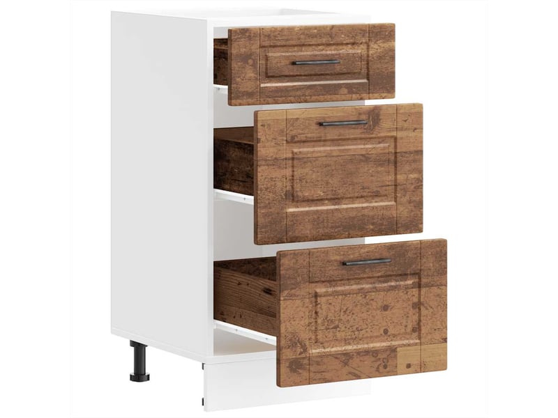  Meuble de rangement, armoire de cuisine porto vieux bois bois d'ingénierie shl6036  - Conforama E