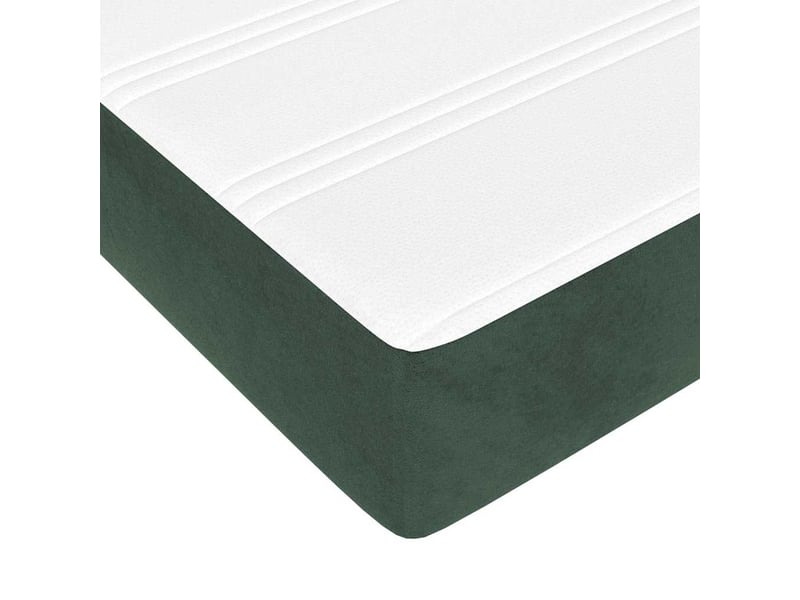 Matelas de lit à ressorts ensachés fermeté moyenne vert foncé 120x200x20 cm - Conforama E
