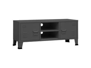 Meuble tv coloris gris 105 cm