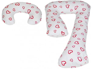 Ensemble coussins prepost natal usages multiples confortable coers rouges