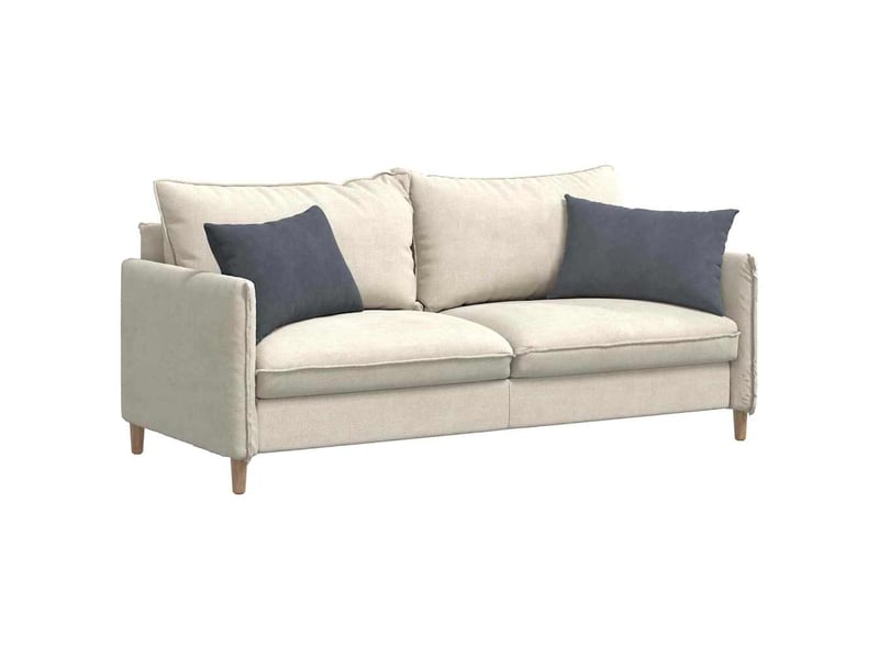  Lot de 2 coussins de canapé, coussins décoratifs gris foncé 60 x 40 cm cf59093  - Conforama C