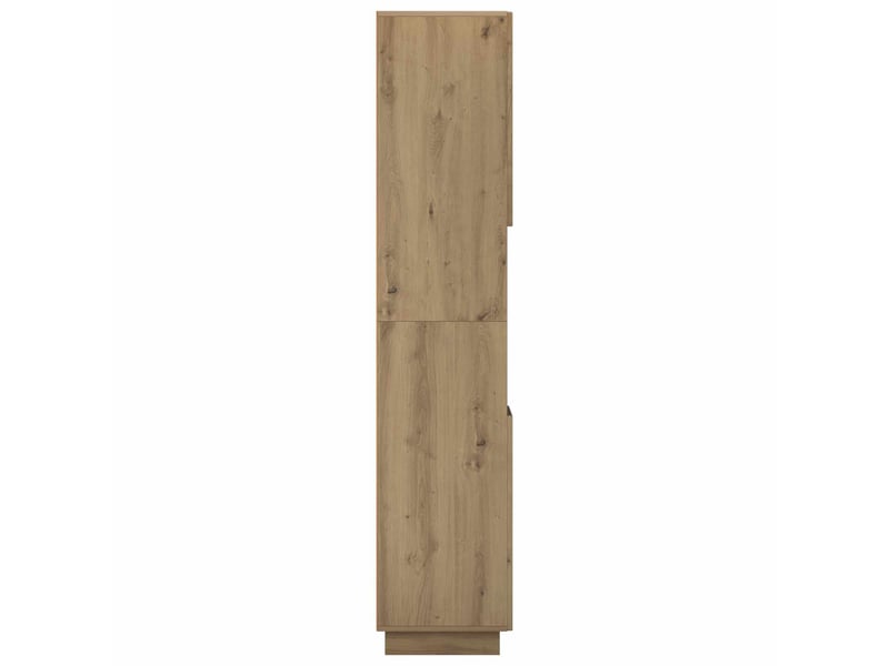  Meuble de rangement salle de bain chêne artisanal 36.5x38x180 cm  - Conforama E