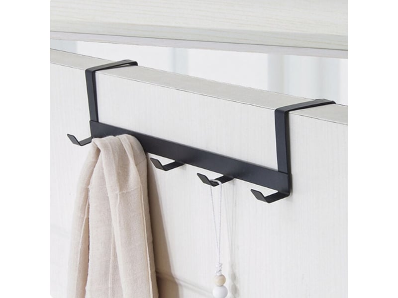  Crochet de porte pour armoire de cuisine, rangement de salle de bain, blanc XLH-ZLS-004305MF - Conforama D