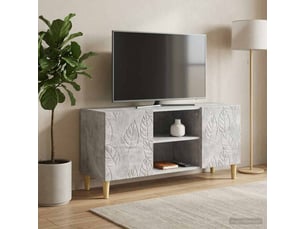 Meuble tv coloris gris 102 cm <strong></strong> <strong></strong>