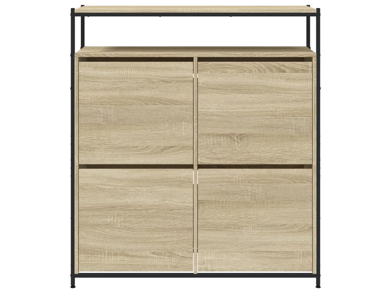  Meuble à chaussures, armoire à chaussures chêne sonoma shl1488  - Conforama E