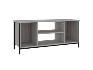 Meuble tv coloris gris 102 cm <strong></strong>  <strong></strong>