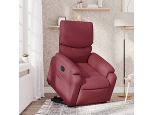 Fauteuil fixe   Tissu rouge