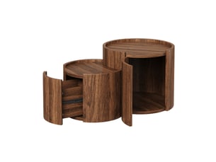 Table basse coloris marron