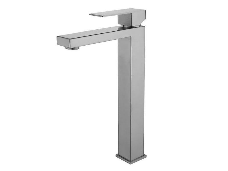  Mitigeur de lavabo haut de gamme à levier unique en acier inoxydable, argent, 32*15 cm SZPA301931JJZJ - Conforama A