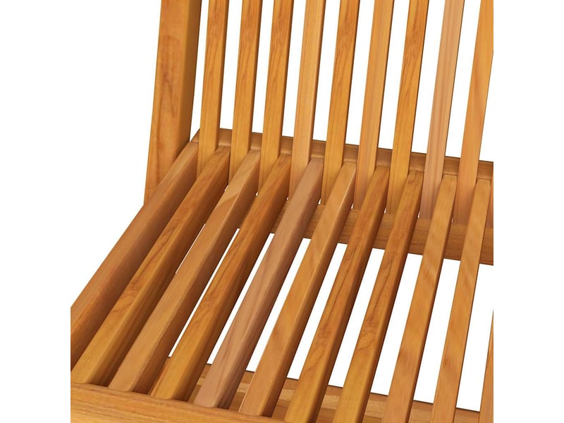  Lot de 2 chaises pliantes avec coussins bleu clair en bois de teck massif cf32280  - Conforama E