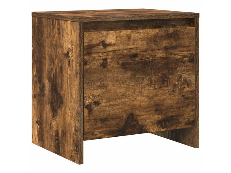  Lot de 2 tables de chevet - cabinet de chevet - table de nuit chêne fumé 45x34x44,5 cm bois ingénierie  - Conforama D