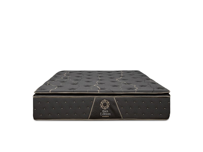  Matelas mémoire de forme 34 cm black edition 160x200 3MA193.1620 - Conforama A