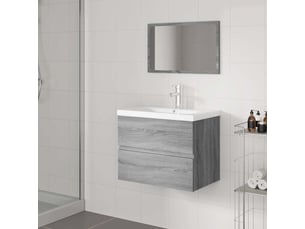 Meubles de salle de bain, armoire salle de bain sonoma gris bois d'ingénierie cf65467