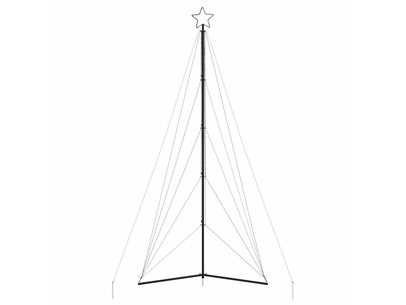 Sapin de noël, arbre de noël à led 615 led bleu 404,5 cm - Conforama E