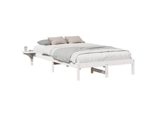 Lit 2 places 120x190cm coloris blanc