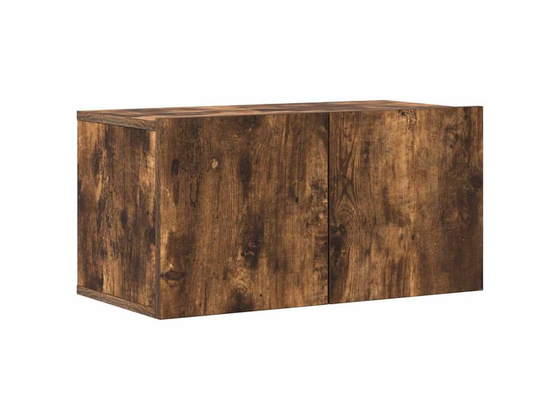  Ensemble de meubles tv 4 pcs chêne fumé bois d'ingénierie shl2111  - Conforama E