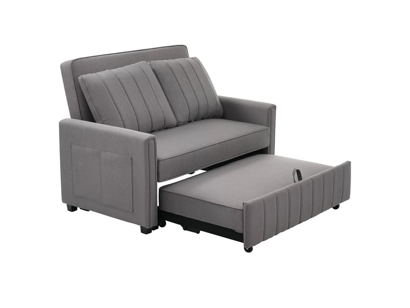  Canapé-lit convertible - multifonctionnel - 180x127 cm - gris antique - dossier réglable  - Conforama R