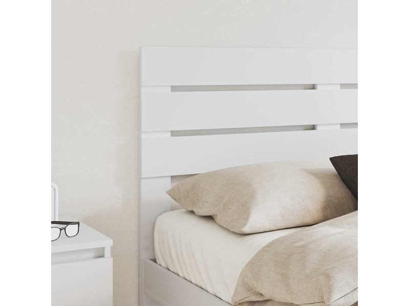 Tête de lit blanc 140 cm bois d'ingénierie - Conforama D