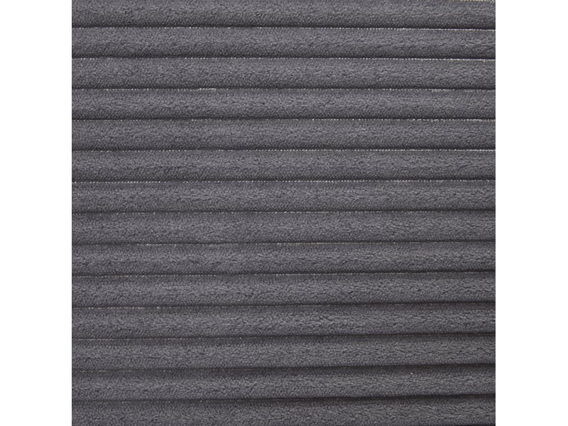  Canapé en u 4 places en velours gris avec led et port usb-c, 265 × 135 × 88 cm, confort pour le salon  - Conforama D