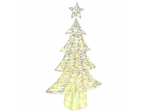 Sapin de noël - arbre de noël 160 led blanc chaud 150 cm pet