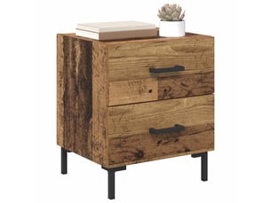 Table de chevet - cabinet de chevet - table de nuit bois ancien 40 x 35 x 47,5 cm