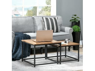 Table basse carré(e) coloris bicolore <strong>HAUSS SPOLE</strong> <strong></strong> - 60 cmx54 cm