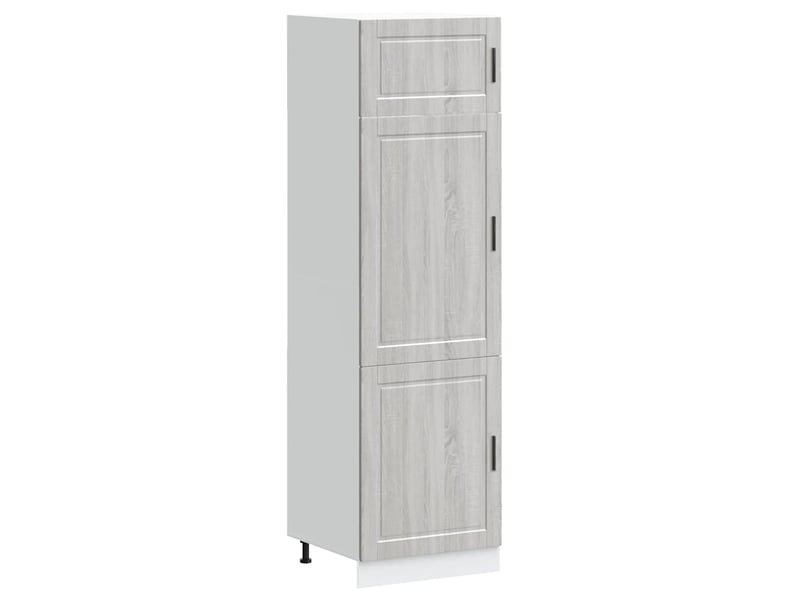  Meuble de rangement, armoire de cuisine porto sonoma gris bois d'ingénierie shl2525  - Conforama A