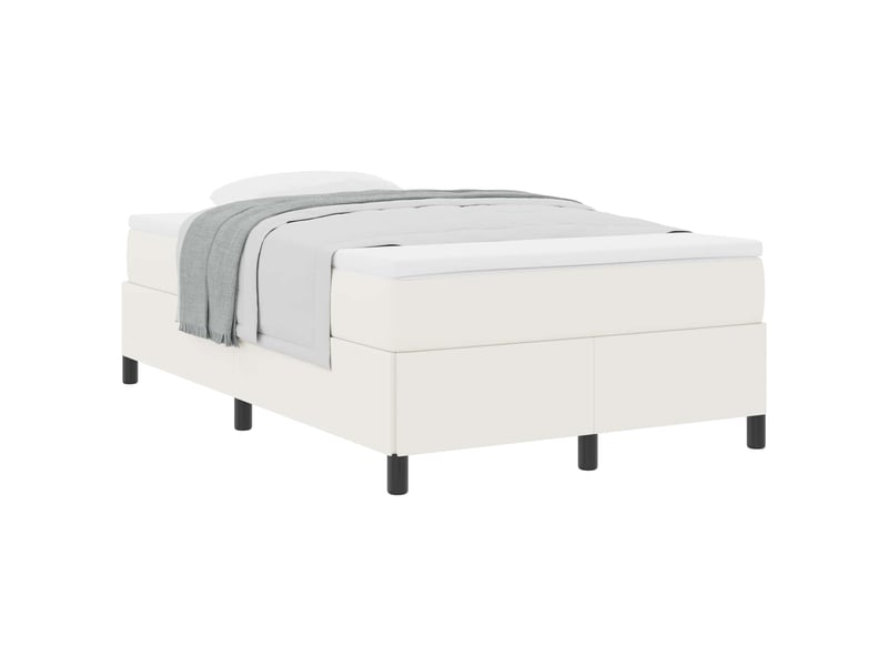  Lit double- lit adulte -  lit à lattes crème 120 x 200 cm tissu en velours côtelé  - Conforama A
