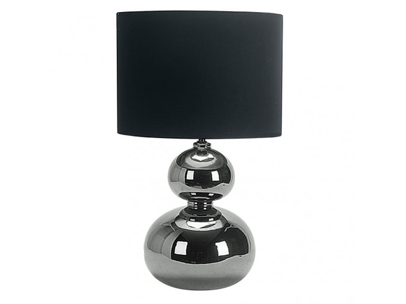  Lampe à poser fabrilamp roa e27 coloris noir chromé 51 x 30 x 30 cm 160971020 - Conforama A
