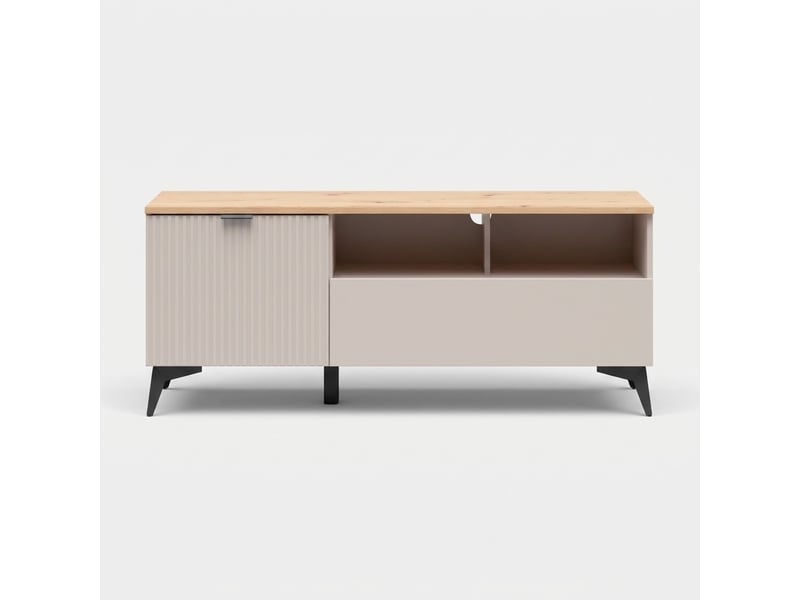  Meuble tv mobile velton avec tiroir et porte abattante  - Conforama D