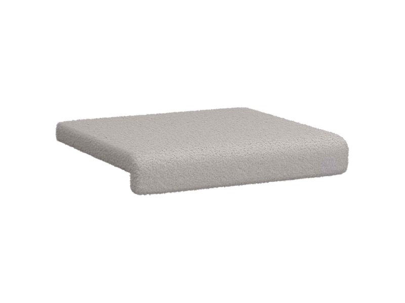  Lot de 4 coussins de banc, coussins d'assise, coussins pour chaisecanapé tissu sherpa gris clair profondeur 35 cm cf52591  - Conforama D