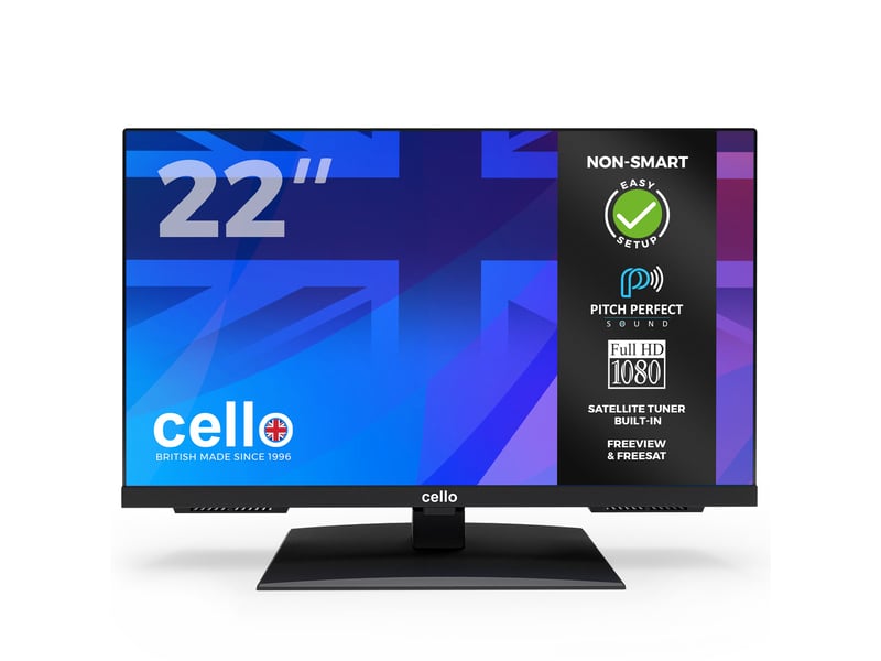  Cello c2224sh pb - téléviseur led 22'' (55,9 cm) full hd, tnt hd C2224SH PB - Conforama A