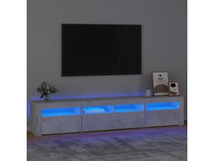 Meuble tv coloris gris 210 cm <strong></strong> <strong></strong>