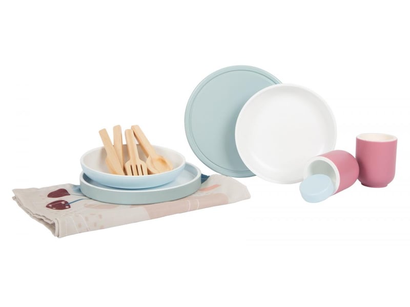  Service de table tasty en bois 12245 - Conforama B
