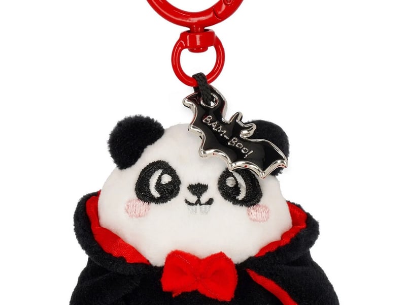  Peluche porte clefs halloween panda vampire - super soft SPK0021 - Conforama C