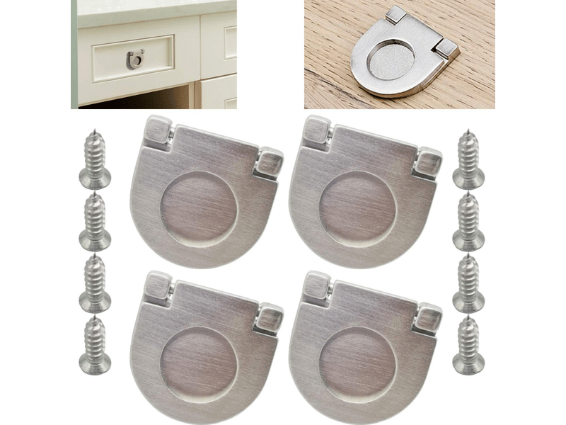  2 pièces de 128 cm cuir tiroir tireur vintage valise poignées pratiques en cuir tirer des poignées pour tiroir armoire porte marron clair  - Conforama A