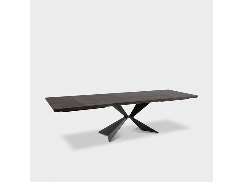  Table extensible en bois plaqué 160240x90 taurus - bois neutre  - Conforama C