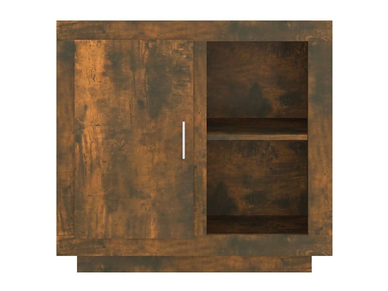  Buffet - bahut - meuble de rangement chêne fumé 80x40x75 cm  - Conforama E