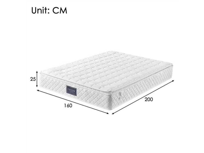  Matelas à ressorts - truxen8 - 160x200cm - fermeté h3 - oeko-tex - housse microfibre 160x200x25cm - Conforama C