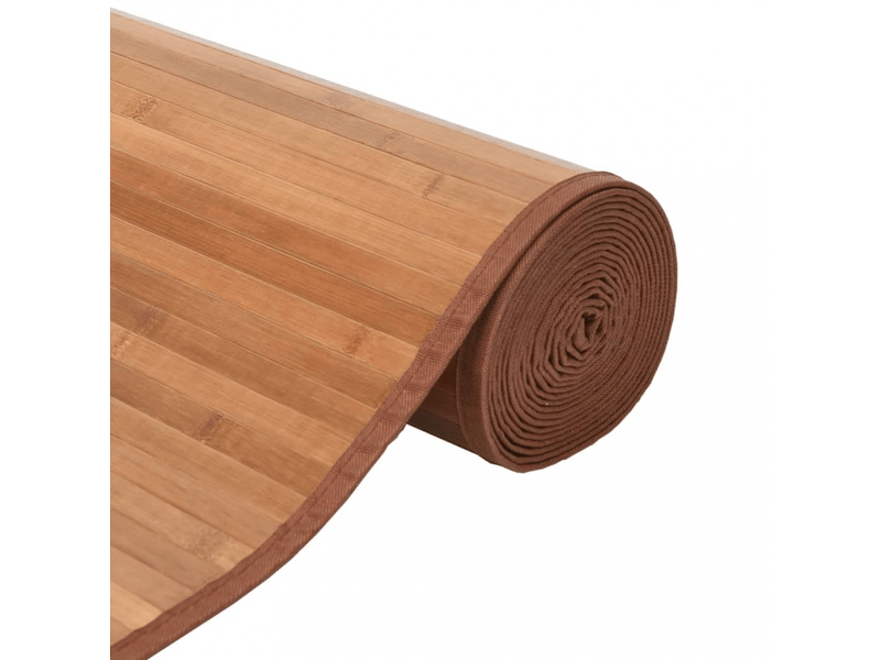  Tapis rectangulaire naturel 70x100 cm bambou - comfortxl 376865 - Conforama D
