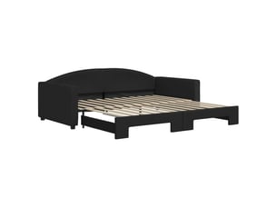 Lit simple 100x200 cm    coloris noir