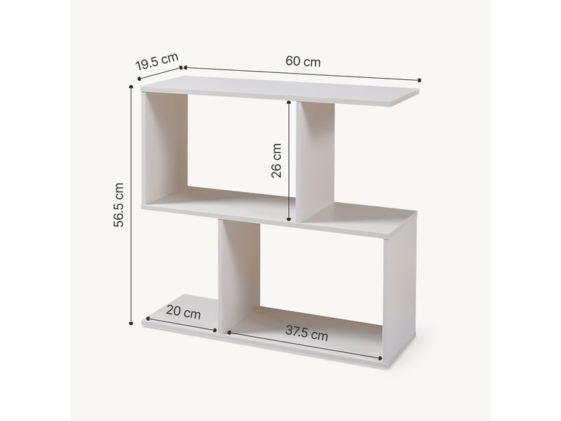 Table d'appoint koxjö 57 x 60 x 20 cm beige [en.casa] Koxjö - Conforama E