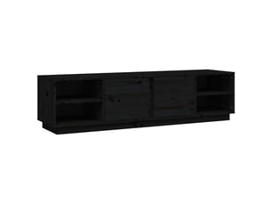 Meuble tv coloris noir 156 cm <strong></strong>  <strong></strong>