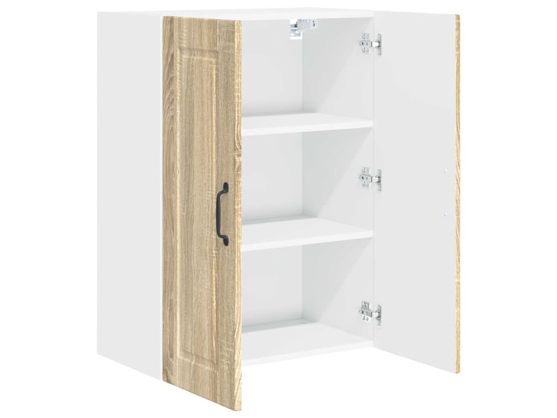 Meuble mural de cuisine, armoire de cuisine chêne sonoma 60x31x80cm - Conforama E