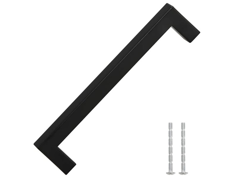 Boutons d'armoire, 10 unités, noirs, en acier inoxydable cfe9585005 - Conforama B