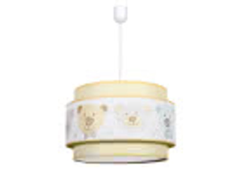 Suspension enfant fabrilamp panda jaune 1xe27 hauteur réglable 38-100 cm ø35 cm 056193550 - Conforama B