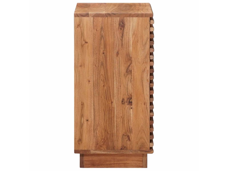  Table de chevet - cabinet de chevet - table de nuit faite main marron teck 40 x 30 x 60 cm  - Conforama E