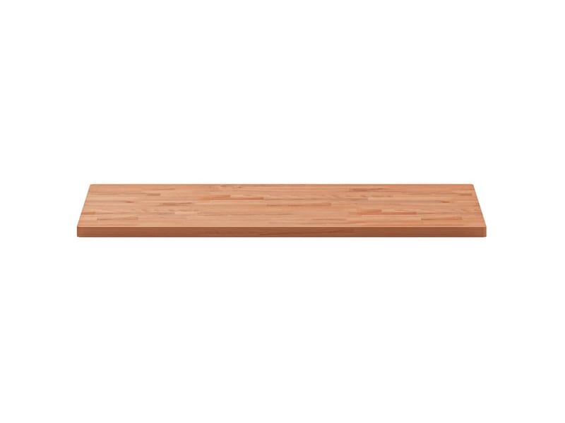  Comptoir de salle de bain, plan de travail 100x50x2,5 cm bois massif de hêtre cf65703  - Conforama D